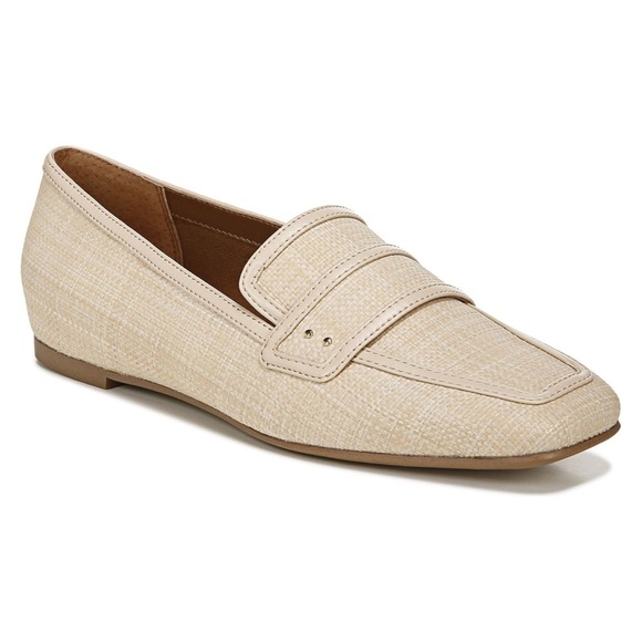 Franco Sarto Ashter Loafer Flat Square Toe Oatmeal - Picture 1 of 10